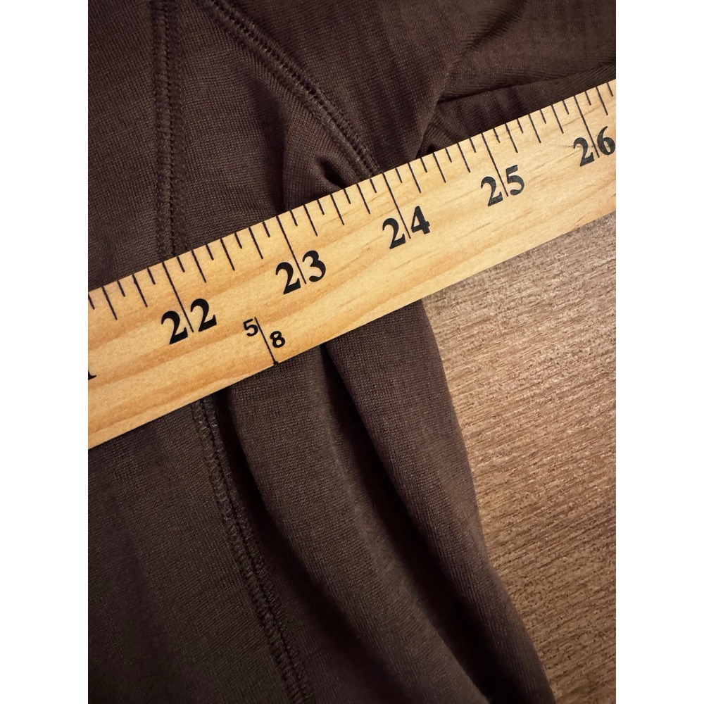 Under Armour Mens XL 1/4 Zip Pullover Brown Textured Chest Zip Golf Jacket - Picture 4 of 6
